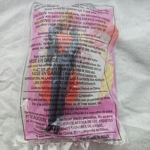 1998 McDonalds Barbie Doll 2 New in Package - Picture 2 of 2